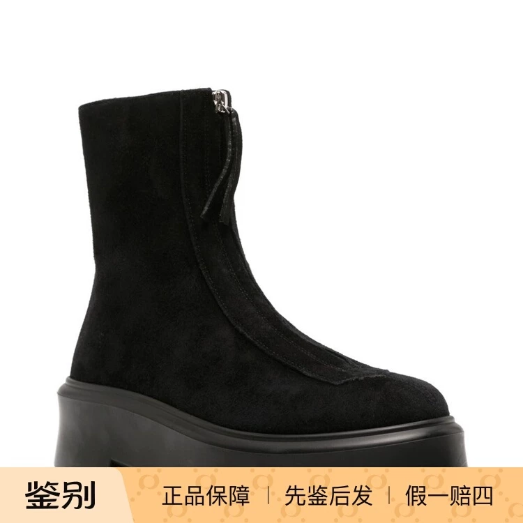 [非现货折扣] The Row Zipped Boot前拉链5厘米厚底靴