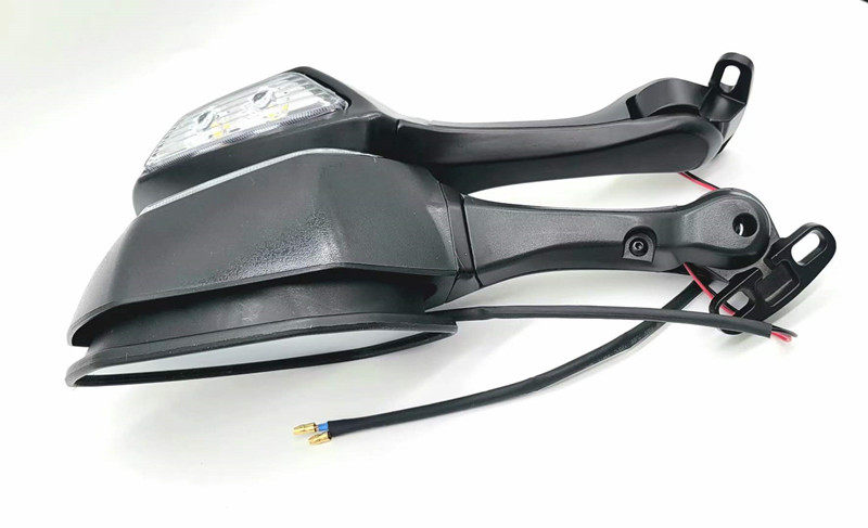 Wholesale Applicable Qianjiang 22-25 Sai 600 Sai 550S Sai 800 Motorcycle Modified with Light Daniel Rearview Mirror