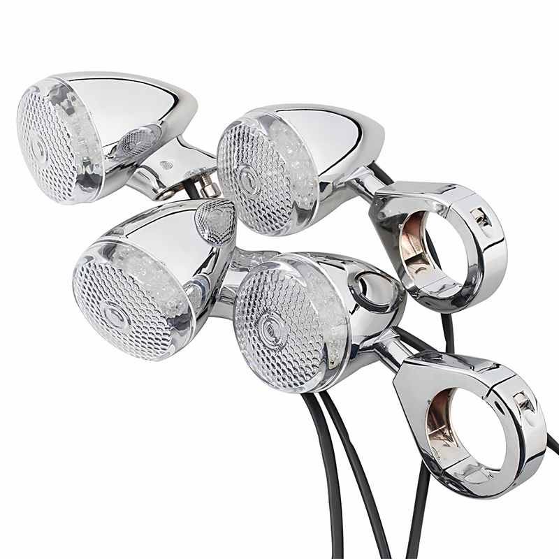 Motorcycle Accessories Harley Cruiser Modified Led Turn Signals Command Lights Cornering Lights Signal Lights Set
