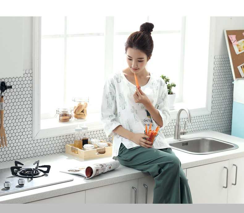 Cơn ác mộng vài bộ đồ ngủ phụ nữ mùa thu bông nữ Hàn Quốc phiên bản của dịch vụ nhà người đàn ông có thể mặc dài- tay bông mùa xuân và mùa thu phù hợp với đồ bộ thể thao nam
