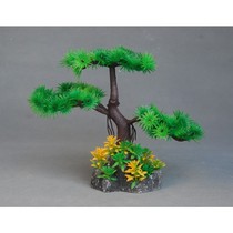 High 12 16cm pine simulation welcome pine rockery landscape bonsai fish tank ecological tank landscaping free assembly