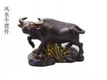 Auspicious cow ceramic ornaments rockery landscape bonsai running water accessories Chinese style home garden garden gardening decorations