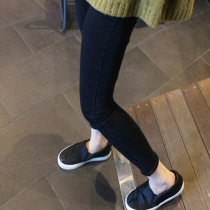 Maternity Autumn Pants Womens Jeans Spring and Autumn Outer Pants Black Spring 2022 New Small Foot Leggings
