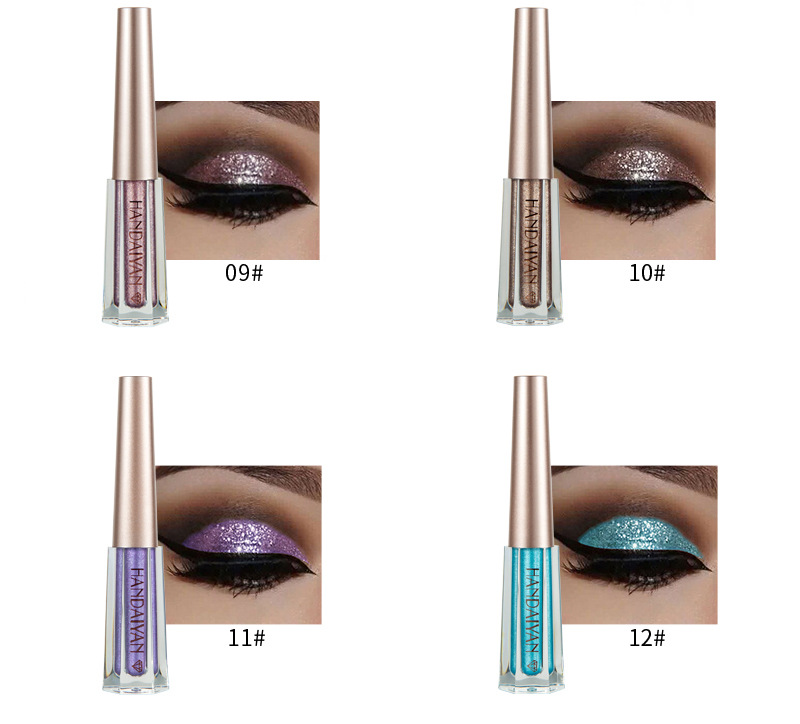 Nàng tiên cá vảy châu Âu và Hoa Kỳ sequin nàng tiên cá sequin sáng bóng cao mắt bóng mắt nước mắt trang điểm nước mắt trang điểm lỏng - Bóng mắt bảng mắt huda beauty