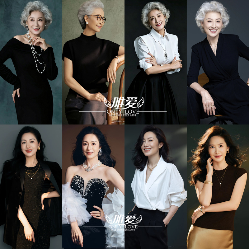 Photo Studio Silver-Haired Grandma Middle-Aged and Elderly Portrait-Themed Photo Shoot Outfit Mature Elegant Intellectual Mature Lady Art Photo Photography Outfit Photo Studio Silver-Haired Grandma Middle-Aged and Elderly Portrait-Themed Photo Shoot Outfit Mature Elegant Intellectual Mature Lady Art Photo Photography Outfit