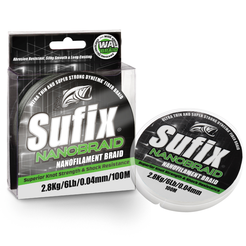 SUFIX NANO NANO braided wire Soft thin wire diameter fish line Yamakou 100 meters