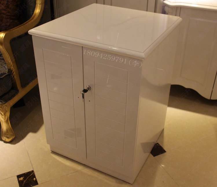 Eurostyle White Baking Varnish KTV Dot Song Cabinet Nightfield Bag ktv lengthened Point Goethe Ou-style enclosure power amplifier counter