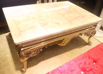 New KTV bar luminous coffee table Stainless steel luminous coffee table Simple luminous coffee table club party coffee table