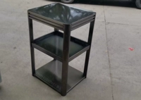 Черный титановый столик