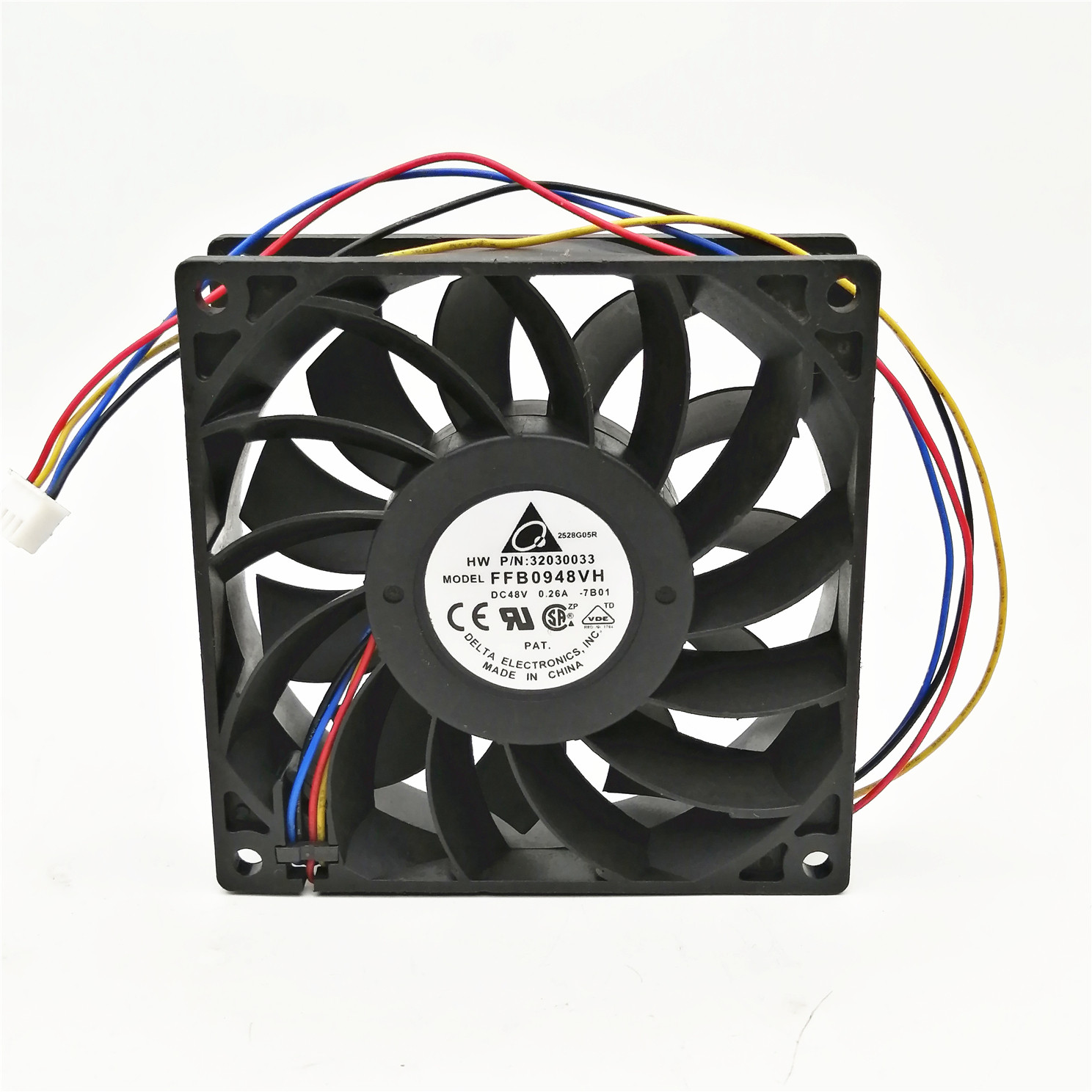 Originally installed Taida FFB0948VH -7B01 9025 9225 48V 0 26A 9cm server fan