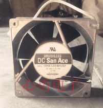 Original heat dissipation aluminum Machine fan Sanyo Sanyo 109E1224H102 DC24V 0 25A 12038