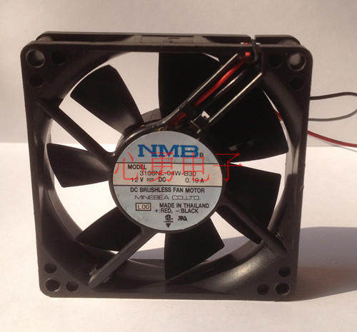 Original NMB Meibeiya cooling fan 3108NL-04W-B30 DC12V 0 19A 8020