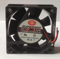 Original SUPERRED Benny Fan CHA0612CBN-O-R DC12V 0 22A 6025