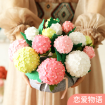 Three-eight Womens Day Making Material Package Kindergarten Creative New Gift Artisanal Diy Children Bouquet Greeting Cards