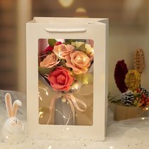 Diy Handmade Sunflower Bouquet for Valentine's Day to Send Girlfriend Couple Good Gift Creative Gift