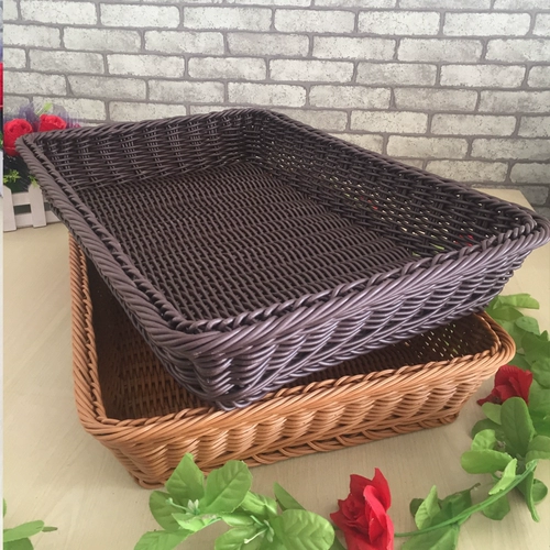 Hot Wan Basket Supermarket Store Store Snack Blue Harvest Рама каркаса имитация виноградная корзина Подарочная баскетбольная фруктовая лоза