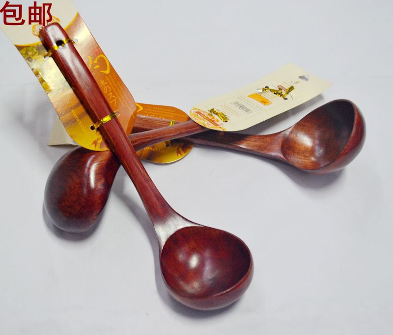 Mới cánh gà xẻng gỗ không dính xẻng muỗng gỗ muỗng súp cháo gỗ cháo muỗng dụng cụ nấu ăn - Phòng bếp chảo rán
