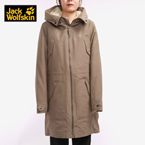 Wolf Claw 2021 Winter new womens outdoor sports warm in length with cap cotton 1109372