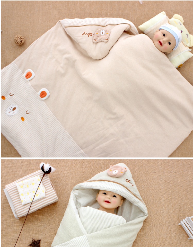 Túi sơ sinh được sử dụng trong mùa thu đông, đồ dùng chung cho bé dày, cotton, mật có thể tháo rời, sơ sinh - Túi ngủ / Mat / Gối / Ded stuff gối chống trào ngược rototo bebe