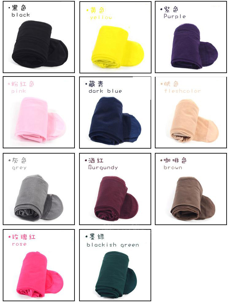 Pantyhose màu trong suốt vớ siêu mỏng chống-off móc lụa duy nhất cộng với tập tin 15D vớ hoang dã kẹo màu xà cạp quan tat nu