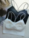 Back Cross Ice Silk Beauty Back Underwear Women's Anti-exposure Gathered Tube Top Summer Thin Outer Wear Bottoming Vest Suspender