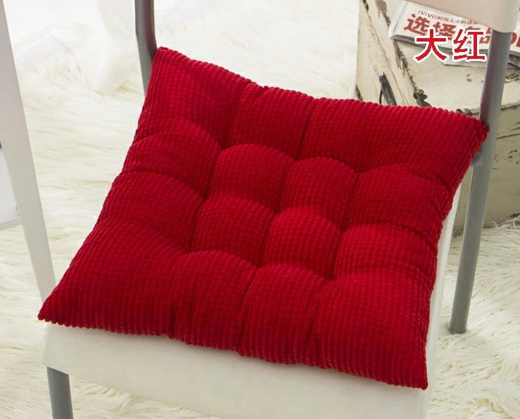 Corduroy hạt ngô ăn ghế đệm bàn văn phòng và ghế phân mông sang trọng 45x45cm - Ghế đệm / đệm Sofa thảm trải ghế trường kỷ