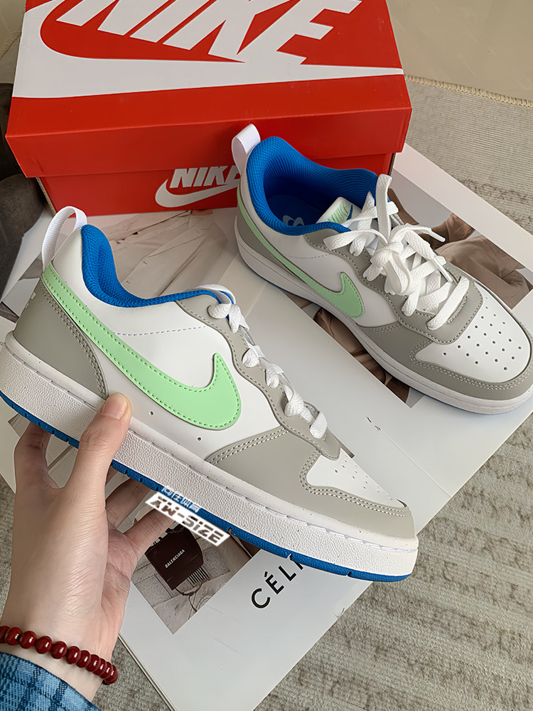обувь на тонкой подошве ( для скейтборда ) 向往体育nike耐克court新款春夏女子小dunk小空军板鞋 hv1804-121