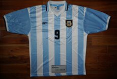 Футбольная форма 97-99 Аргентина Рибок короткий