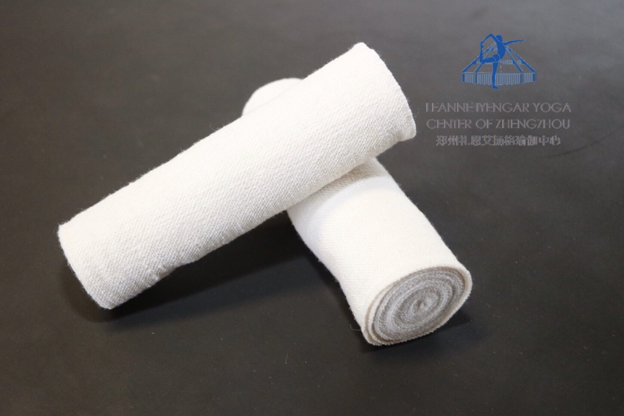 Iyengar yoga pure cotton eye protection gauze eye elastic yarn belt boutique meditation relaxation tone