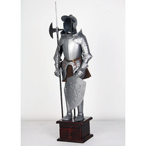 Ancient European medieval Roman armor Soldier warrior Wrought iron model Wine cabinet craft decorations Vintage ornaments