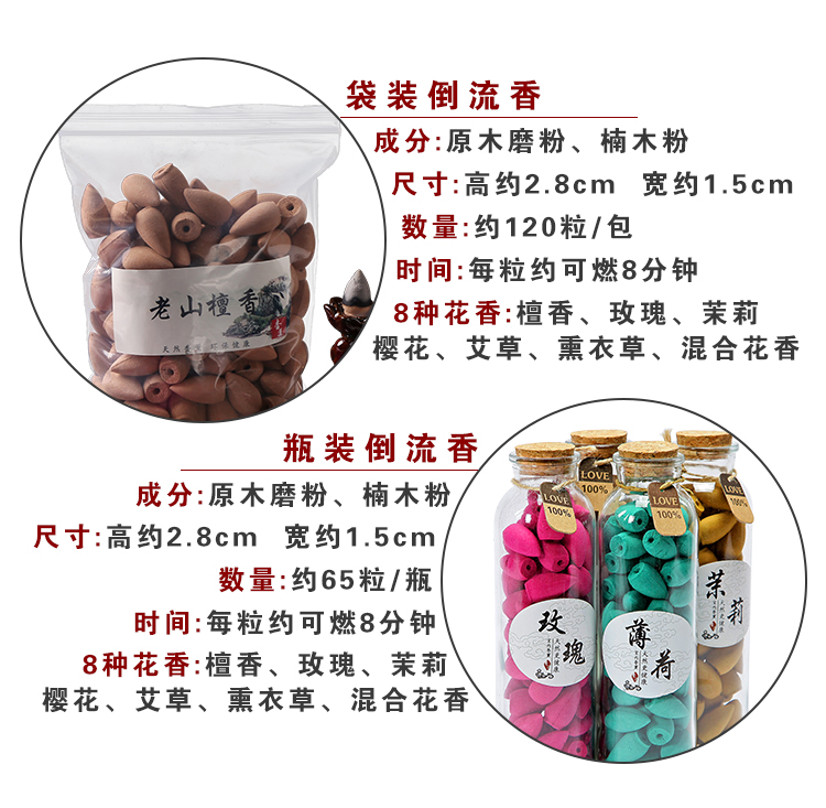nhang trầm hương vòng Ấn Độ tự nhiên trở lại thơm gỗ đàn hương trong nhà hương liệu trong nhà vệ sinh khử mùi nhang tháp hương nhang - Sản phẩm hương liệu nhang viên hương trầm