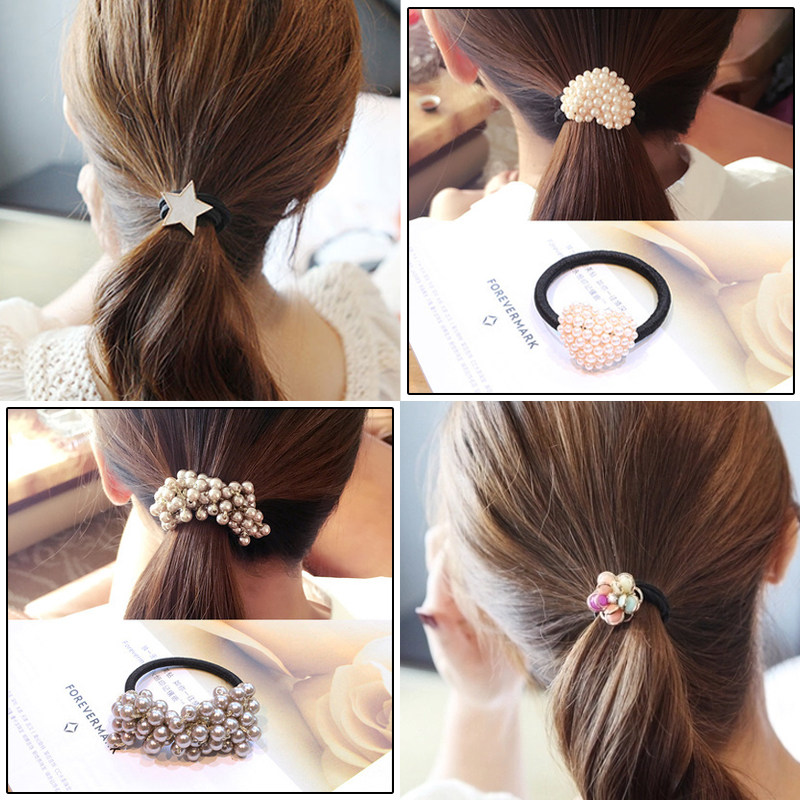 Korea lemon hair ring hairpin sweet head rope hair rope hair band tie hair jewelry headwear wild rubber band hair band