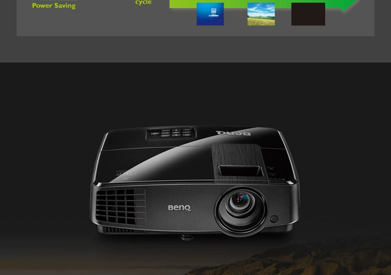 BenQ BenQ MS506 nhà nhỏ hỗ trợ di động 1080P HD rạp hát tại nhà thương mại văn phòng hội nghị kinh doanh đào tạo giảng dạy máy chiếu đúc tường ngày chụp trực tiếp Blu-ray 3D - Máy chiếu