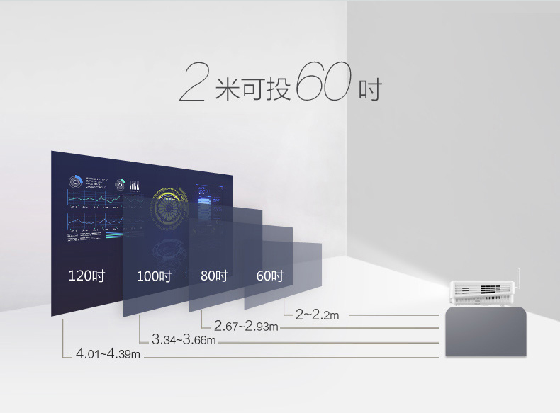 Máy chiếu thông minh BENQ BenQ E560 Home Office Đào tạo HD Màn hình rộng wifi Máy chiếu không dây