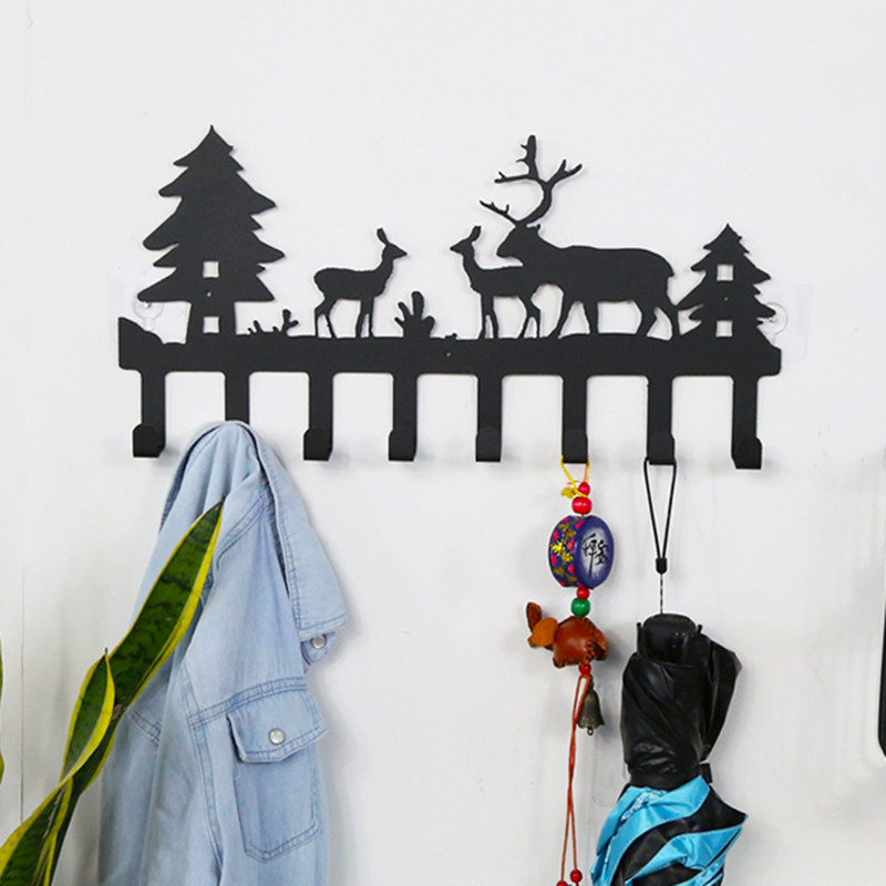 Hook and hook hook on the wall hook wall hook wall hook wall pegged strong load bearing hook hook shelf