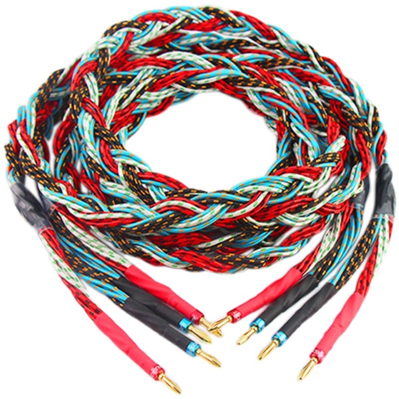 Super High-Quality American Western Electric Imported Speaker Cable, 24-Strand Audiophile Speaker Cable, Pure Copper Audio Cable, Surround Connection Cable