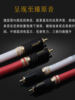 Lotus Head Audio Cable Imported from the Netherlands, Single Crystal Copper Silver-Plated Two-To-Two Rca Audio Cable, Signal-Specific Connection Cable