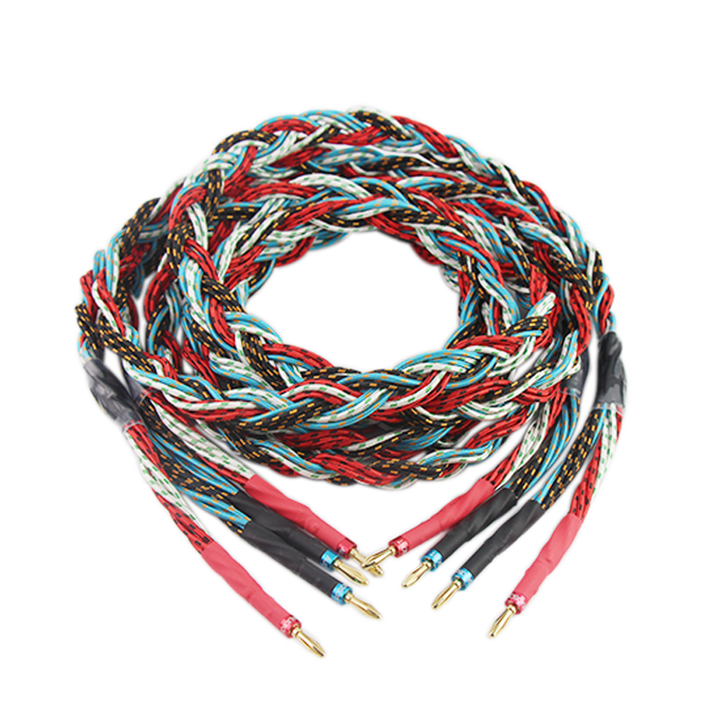 Super High-Quality American Western Electric Imported Speaker Cable, 24-Strand Audiophile Speaker Cable, Pure Copper Audio Cable, Surround Connection Cable