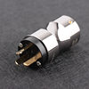 Special Offer: Qili K-156 Gold-Plated Metal Audio Plug, Audiophile-Grade Us/National Standard Power Plug