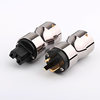 Special Offer: Qili K-156 Gold-Plated Metal Audio Plug, Audiophile-Grade Us/National Standard Power Plug