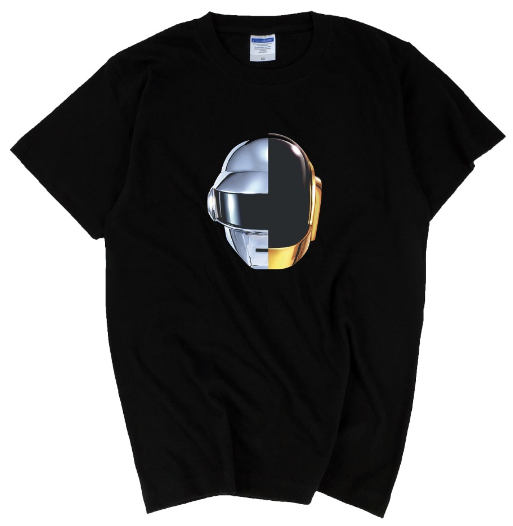 Daft Punk dumb punk band classic rock original design minimalist male and female identical short sleeve T-shirt