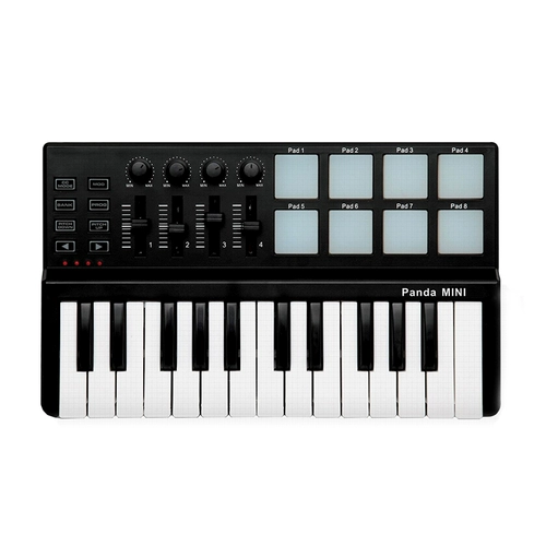 Worlde-Pandamini25 Key Midi-клавиатура для удара по Pad Music Аранжировка клавишной электро-музыки контроллер флейты