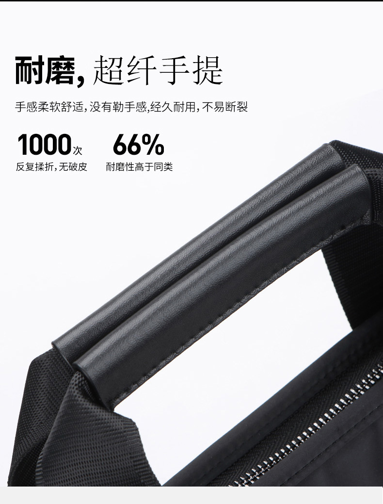 Túi xách nam Canvas Canvas Túi đeo vai cho sinh viên Oxford Túi đeo chéo Túi kinh doanh Túi xách nam đơn giản - Túi của con người túi da đeo chéo