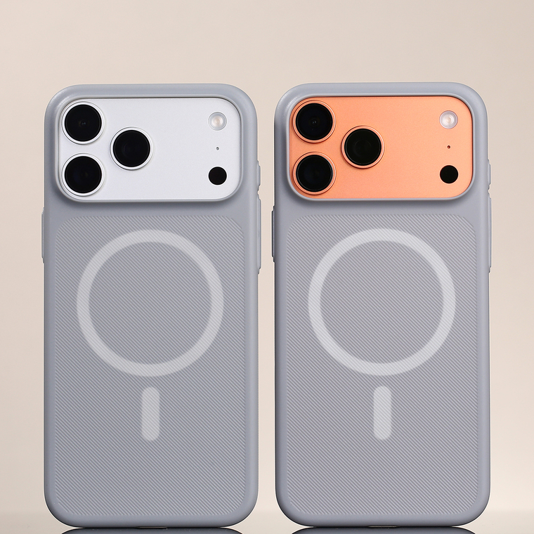 Diagonal Grooving Magnetic Ring iPhone Case
