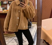 Spot richest man wool fur fur female leather wool one sheep cutting jacket 2020 New