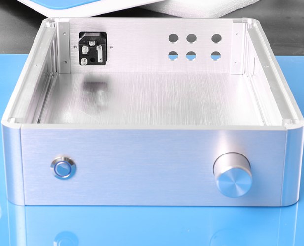 All aluminum rounded chassis 2106 bile chassis DAC chassis shell pure aluminum chassis DIY shell