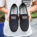 Giày pull nam 2019 mùa xuân và mùa hè thoáng khí giày vải nam Giày đế bệt một đôi giày lười phiên bản Hàn Quốc của giày nam triều mùa hè giày the thao nam Plimsolls