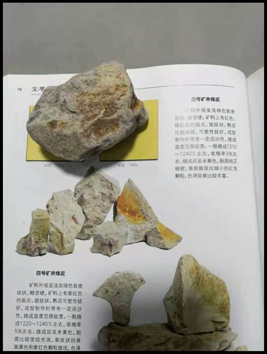 Древняя и современная фиолетовая, yixing Zixing Purple Sand Mud, Huanglongshan № 4 Цзинбен Маунтин Зеленая грязь Золотая секция оригинальной руды образец