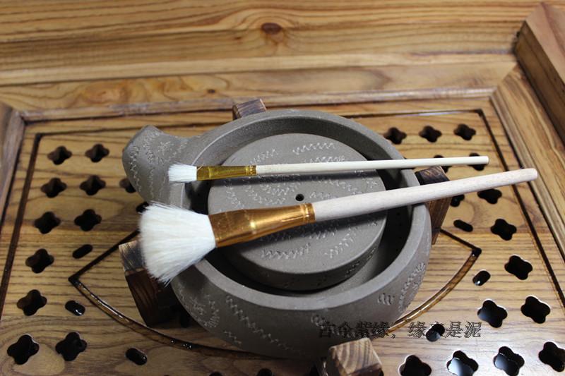 Yixing purple sand pot making purple sand tools making handmade purple sand pot tools mold brushes