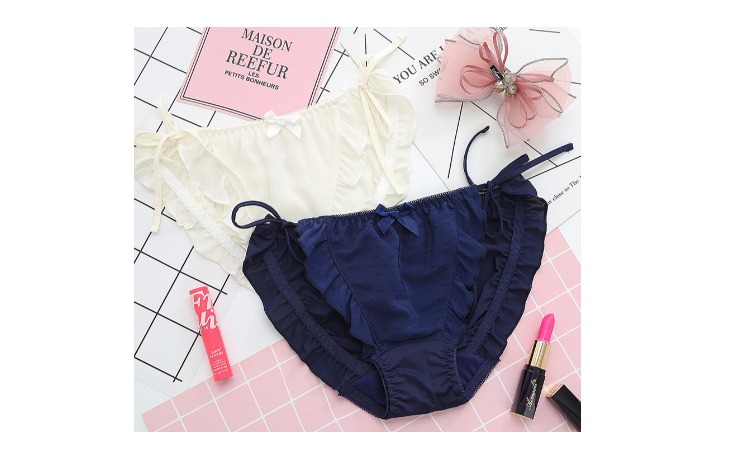 Quần short ren nóng gợi cảm của phụ nữ cotton 裆 dễ thương sữa lụa tam giác dây đai ngọt ngào Nhật Bản quần lót dây nam